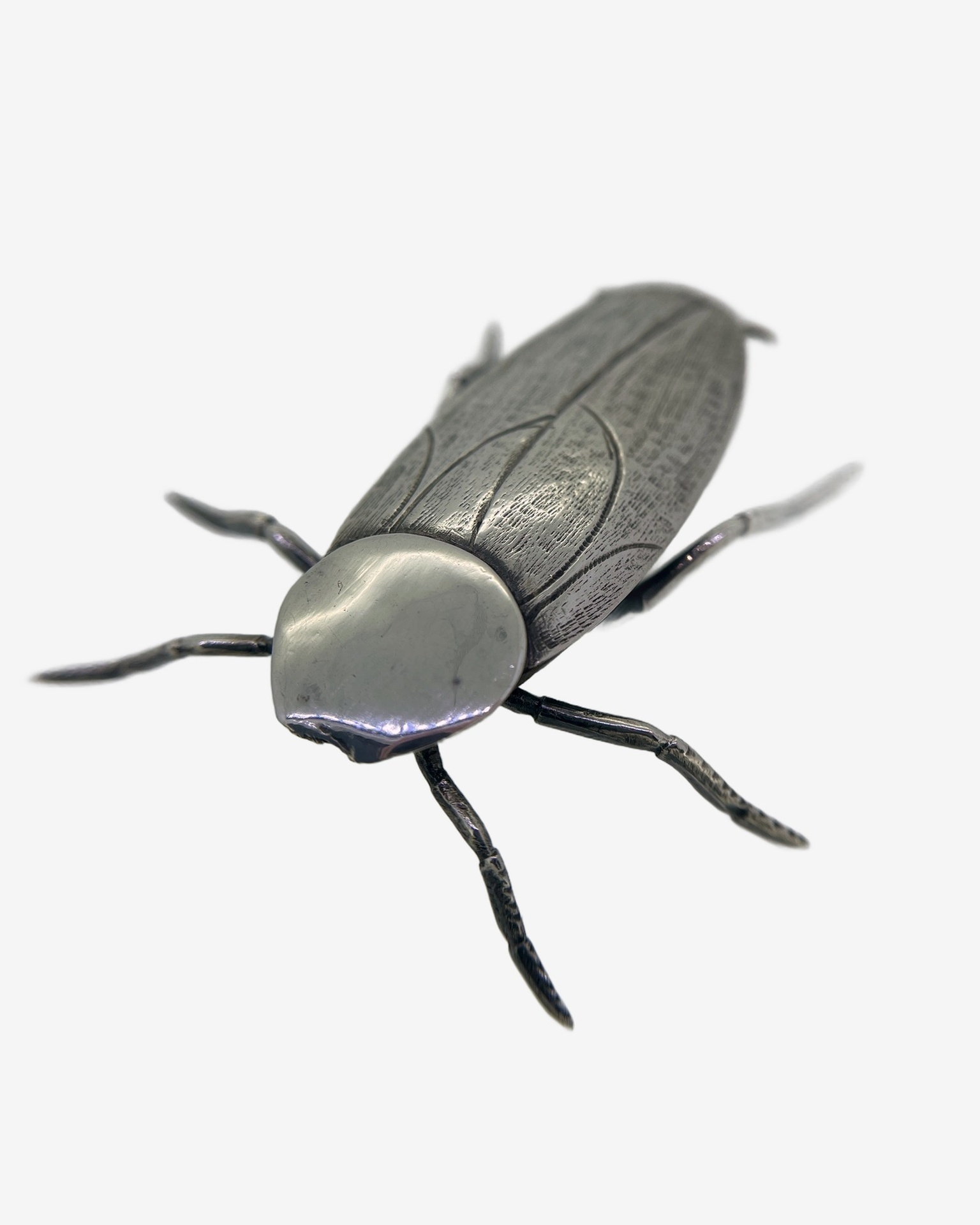 Chinese silver beetle circ 1900, Silver beetle from around the turn of the 20th century