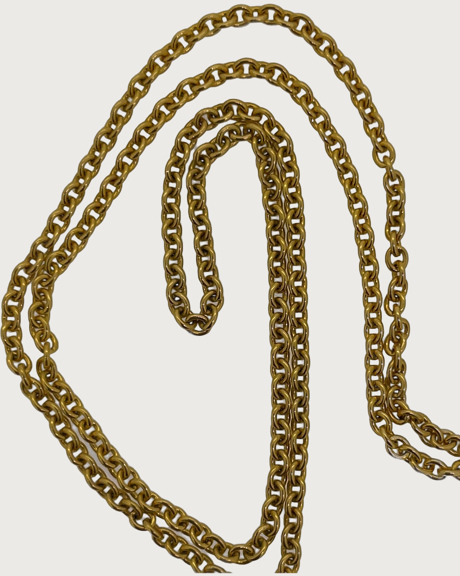 9-carat Yellow Gold 45 cm 2 mm trace chain, Trace chain in Yellow Gold. Weight: 4.4 g.